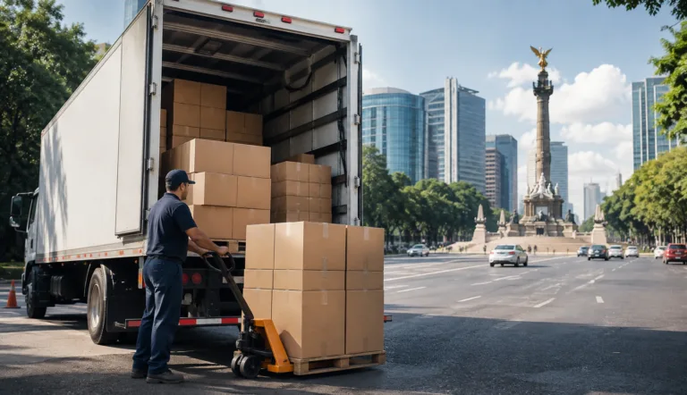 Distribución estratégica de cajas de cartón en la CDMX