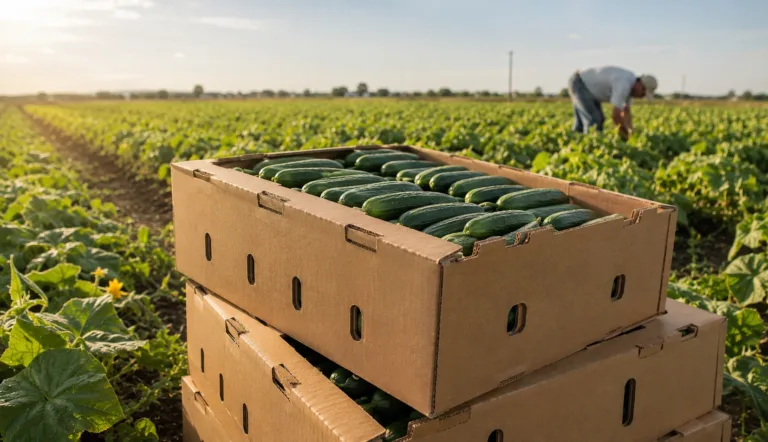 Empaques agrícolas: Ventilados, resistentes y listos para campo